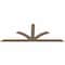 Ekena Millwork Richland Smooth Timber Gable Bracket, Douglas Fir, 108"W x 40"H x 1 1/2"D x 5 1/2"F, 9/12 Pitch GBW108X40X0206RIC00SDF - alternate 5